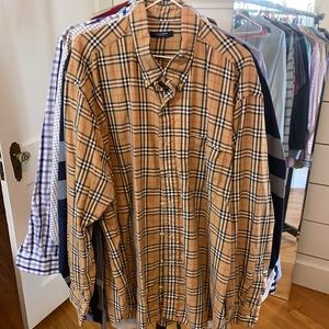 Burberry Nova Check Button Down Shirt
